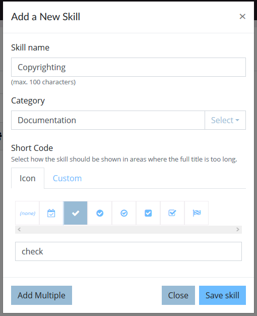 Creating a New Skill